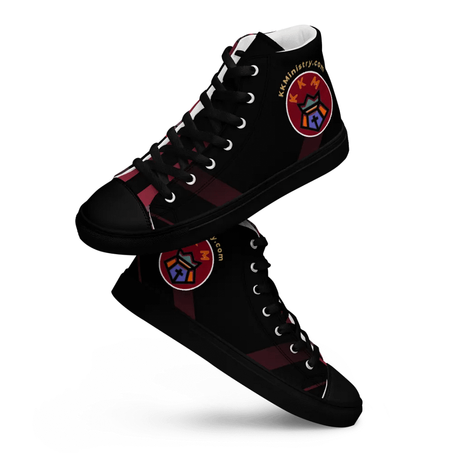 KKMinistry Black & Purple High Tops product image (8)