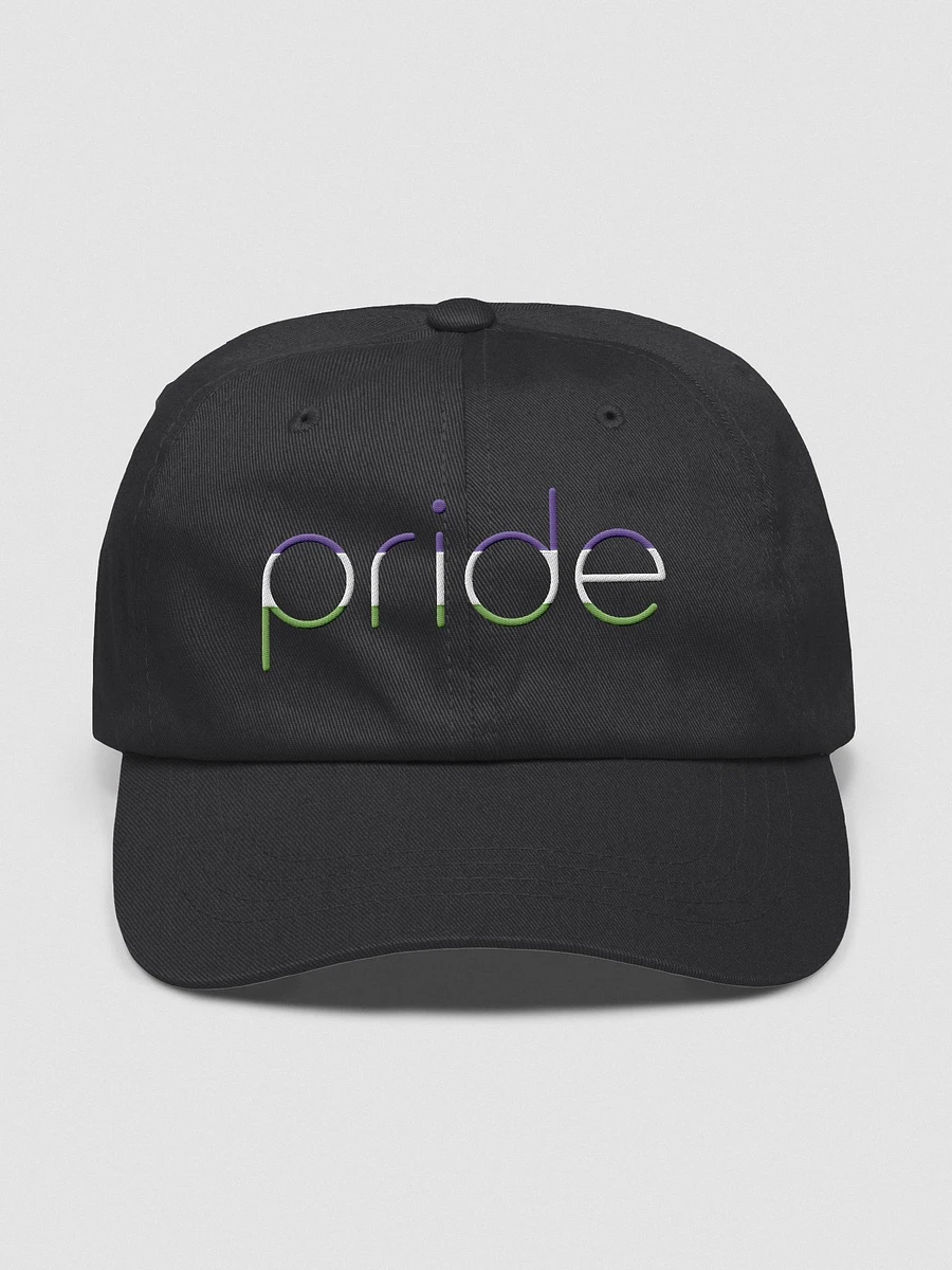 gender queer pride in lowercase - Embroidered Hat product image (1)