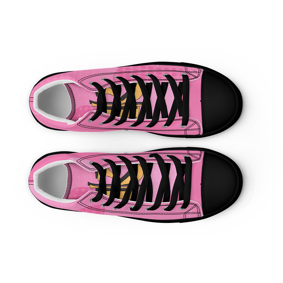 (PINK WAIFU) K Women's High Top Canvas Shoes product image (9)
