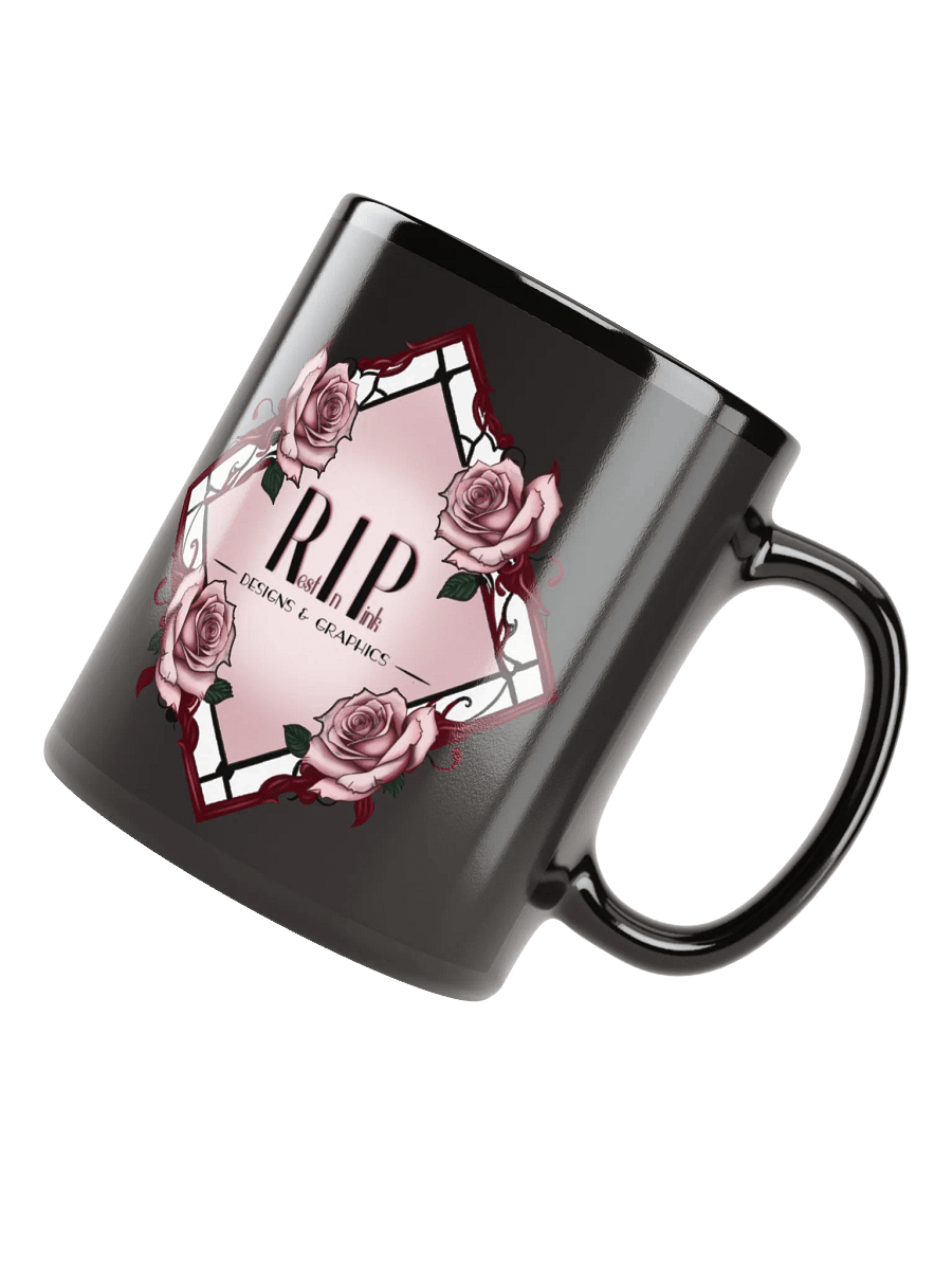 RIP Full Logo - Black Ceramic Mug product image (4)