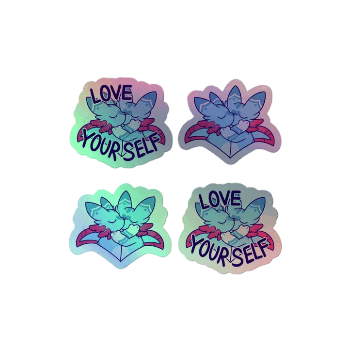 Love Yourself Holographic Sticker Sheet product image (2)