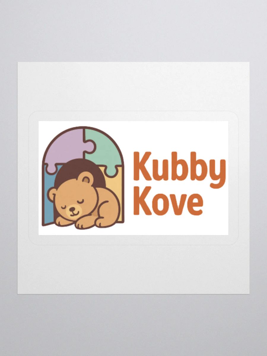 Kubby Kove Logo Sticker (3"x3") product image (1)