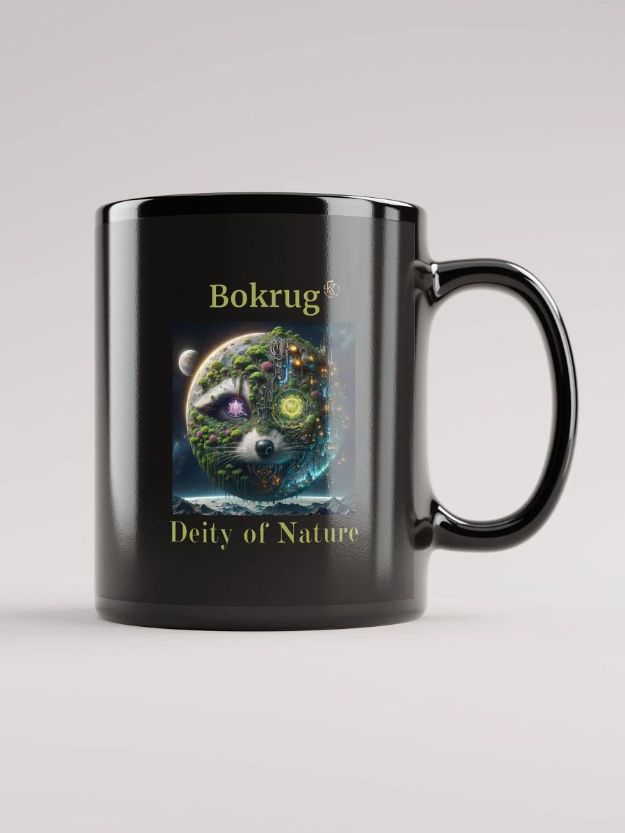 Supernal Bokrug | Black Glossy Mug product image (3)