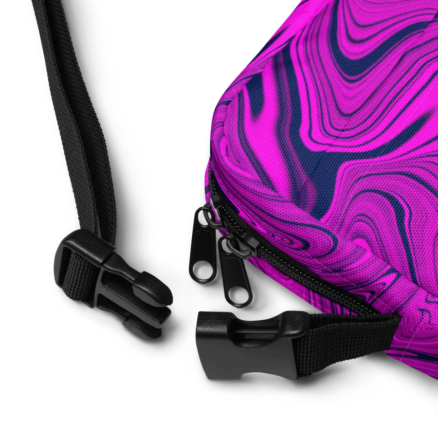 Utility Crossbody Bag - Purple Liquid Swirls product image (9)