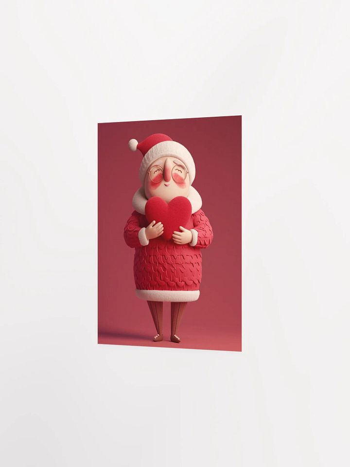 Santa's Heartfelt Embrace Poster product image (3)