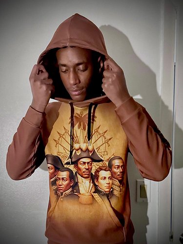 When a client puts on this hoodie, it’s never just about style… it’s a moment of connection with history.

Right here, he’s w...