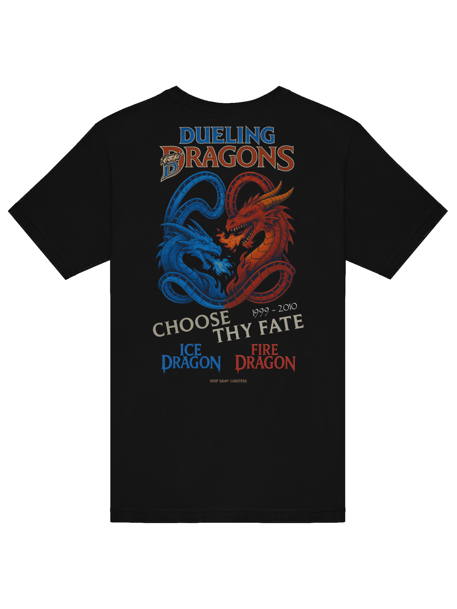 Dueling Dragons Unisex T-Shirt product image (6)