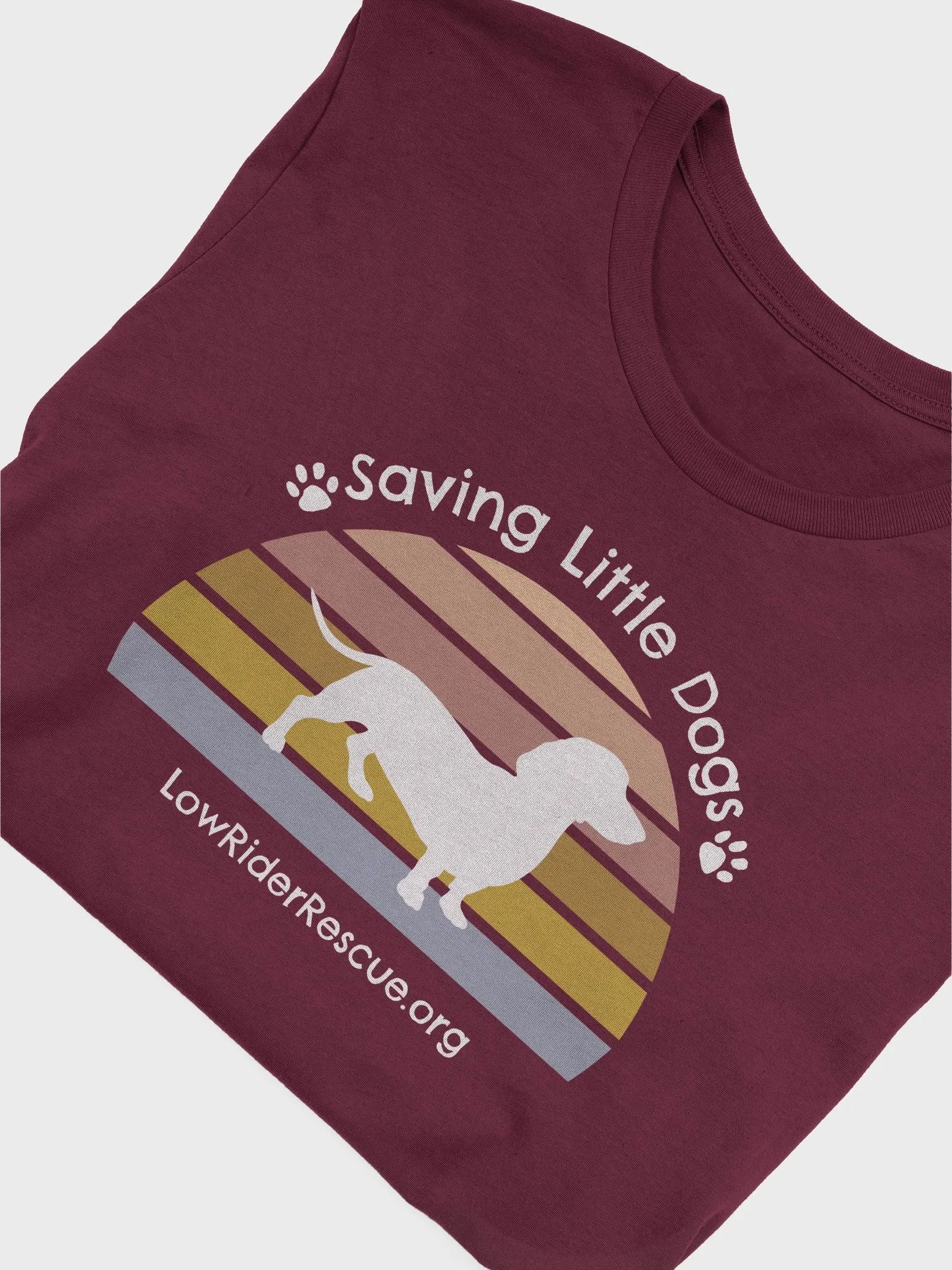 Sunset Rainbow Low Rider Dachshund Rescue T 3 product image (2)