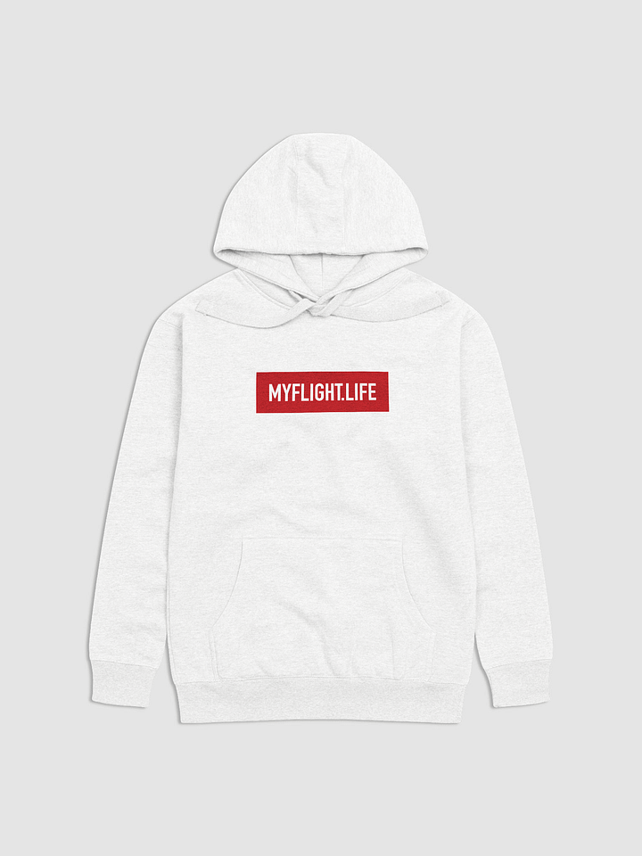 MYFLIGHT.LIFE WHITE | Hoodie For Flight Journal Keepers product image (1)