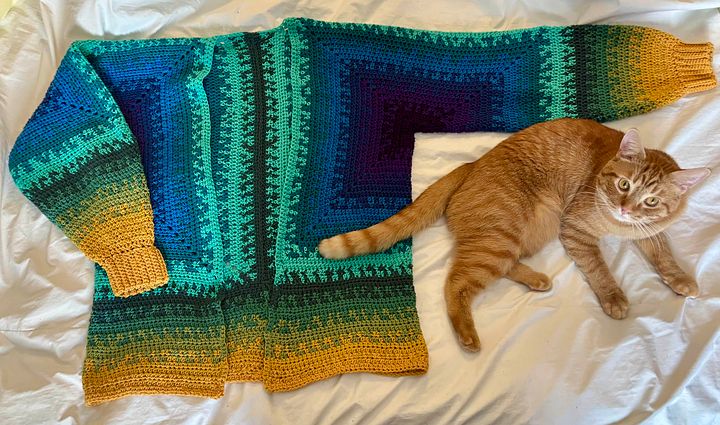 Pixelated Stripe Sweater product image (2)