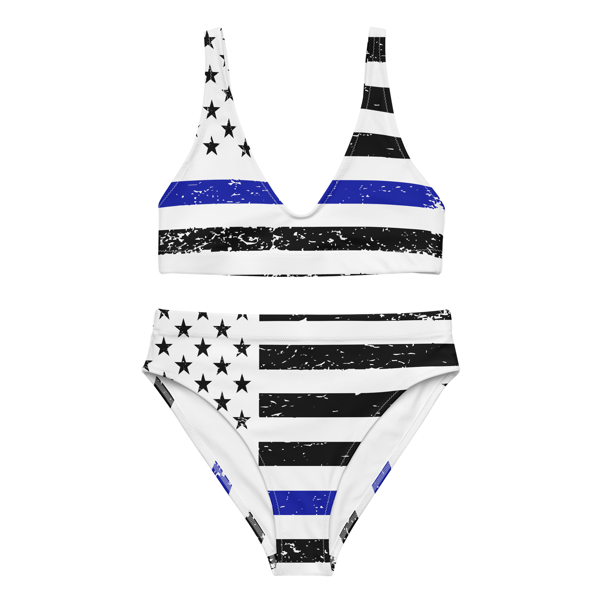 Nik The Hat | High-Waisted Bikini – Summer ’25 BACK THE BLUE Edition product image (2)