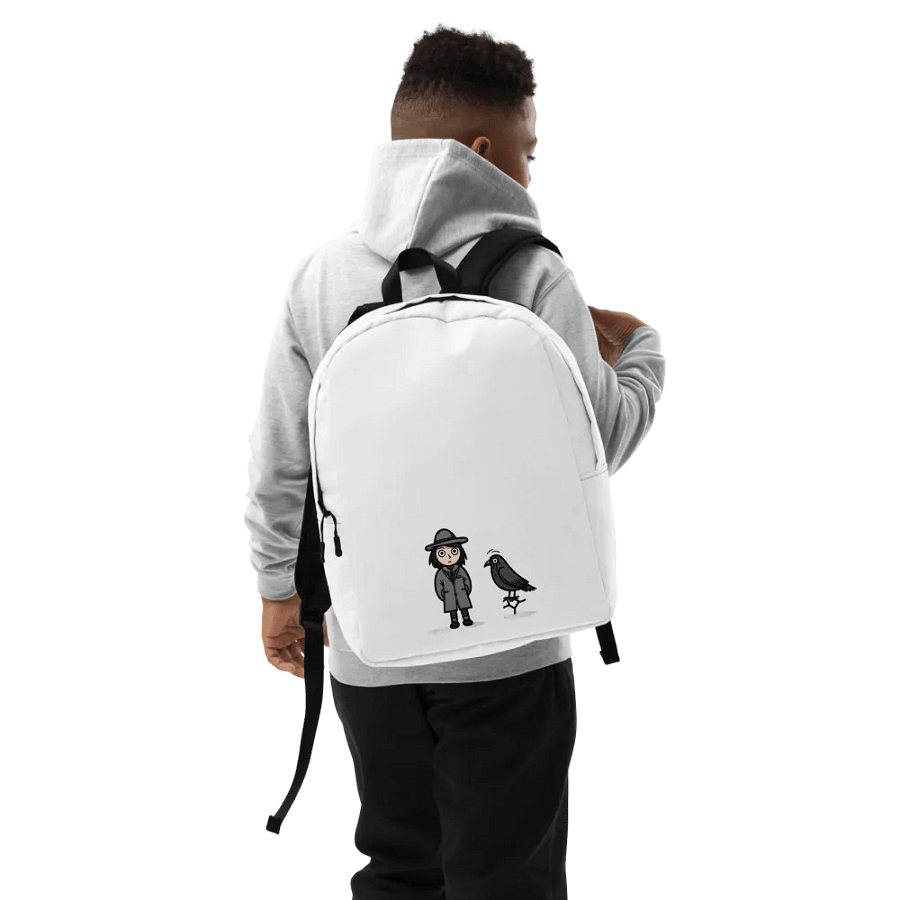 🎒 Crow Man & Companion Minimalist Backpack 🌟 product image (8)