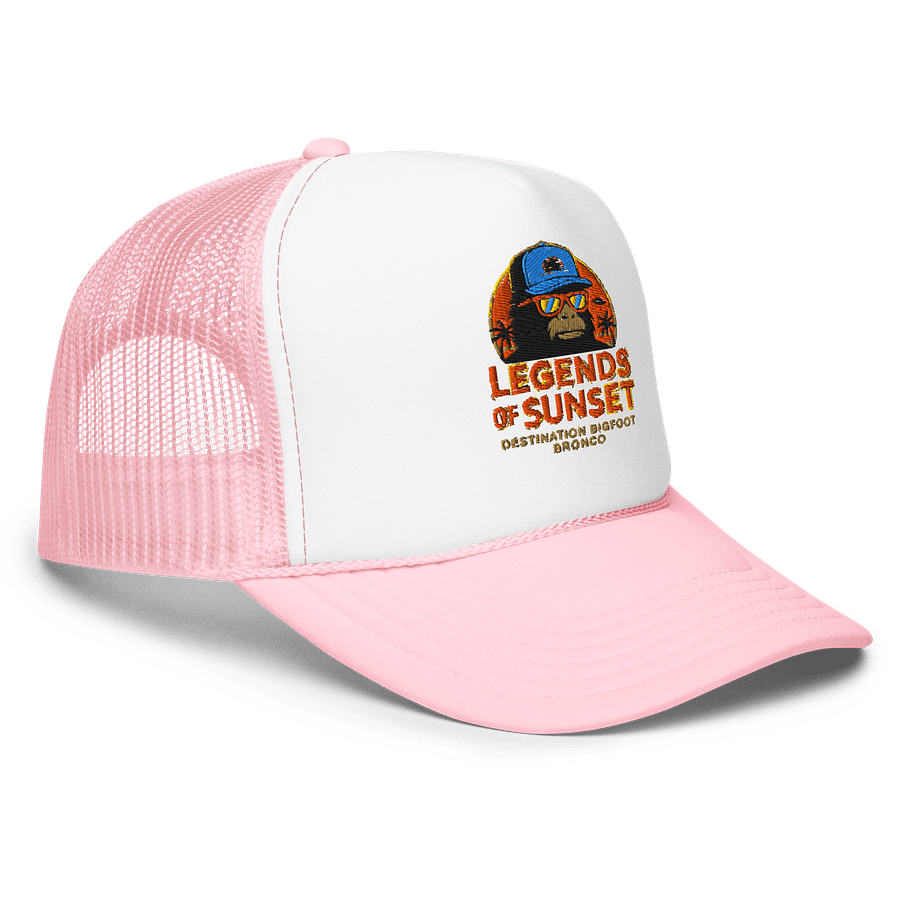 Destination Bigfoot Bronco Legends Of Sunset Foamy Trucker Cap (Multiple Color Options) product image (21)