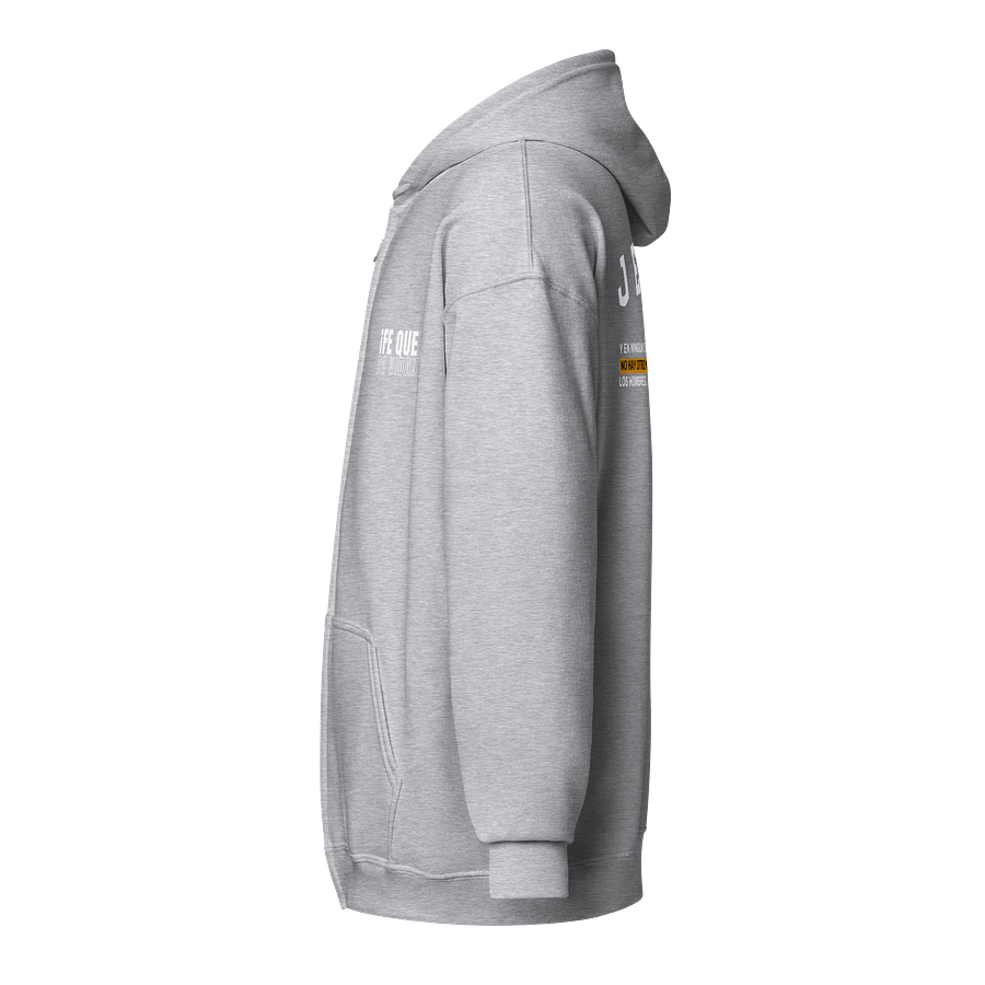 Sudadera unisex con capucha y cremallera | Y en ningún otro hay salvación product image (19)