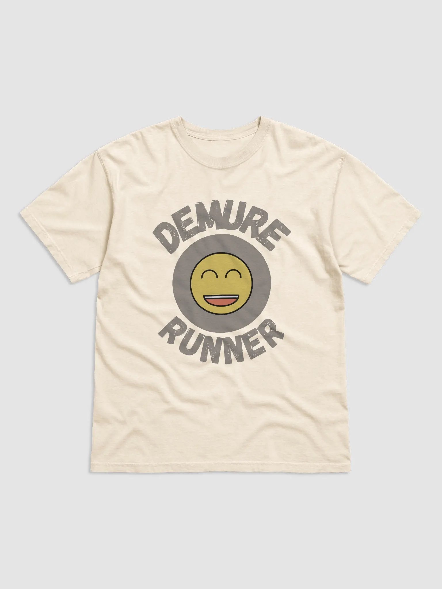 Demure Runner Smiley Tee product image (1)