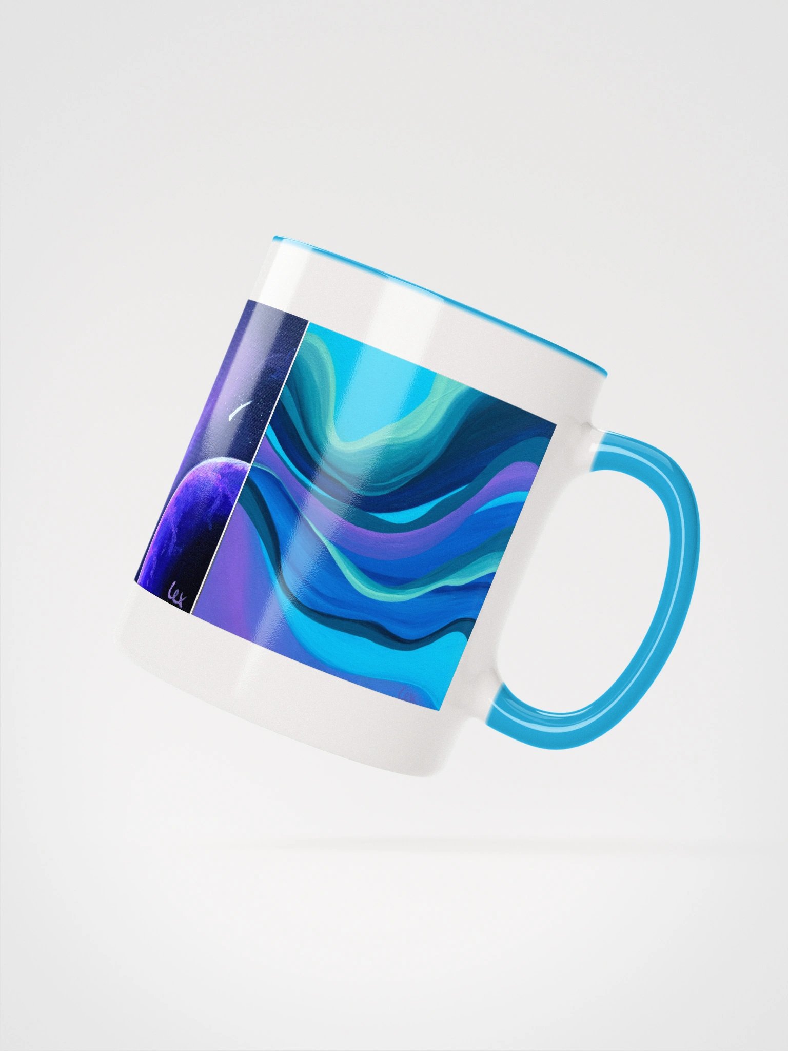 Cosmic Colorburst Ceramic Mug product image (3)