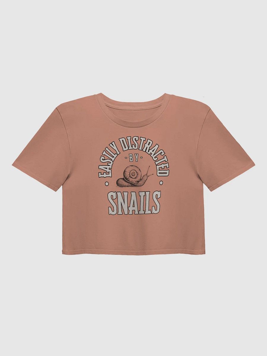 Easily Distracted by Snails Premium Crop Top product image (2)