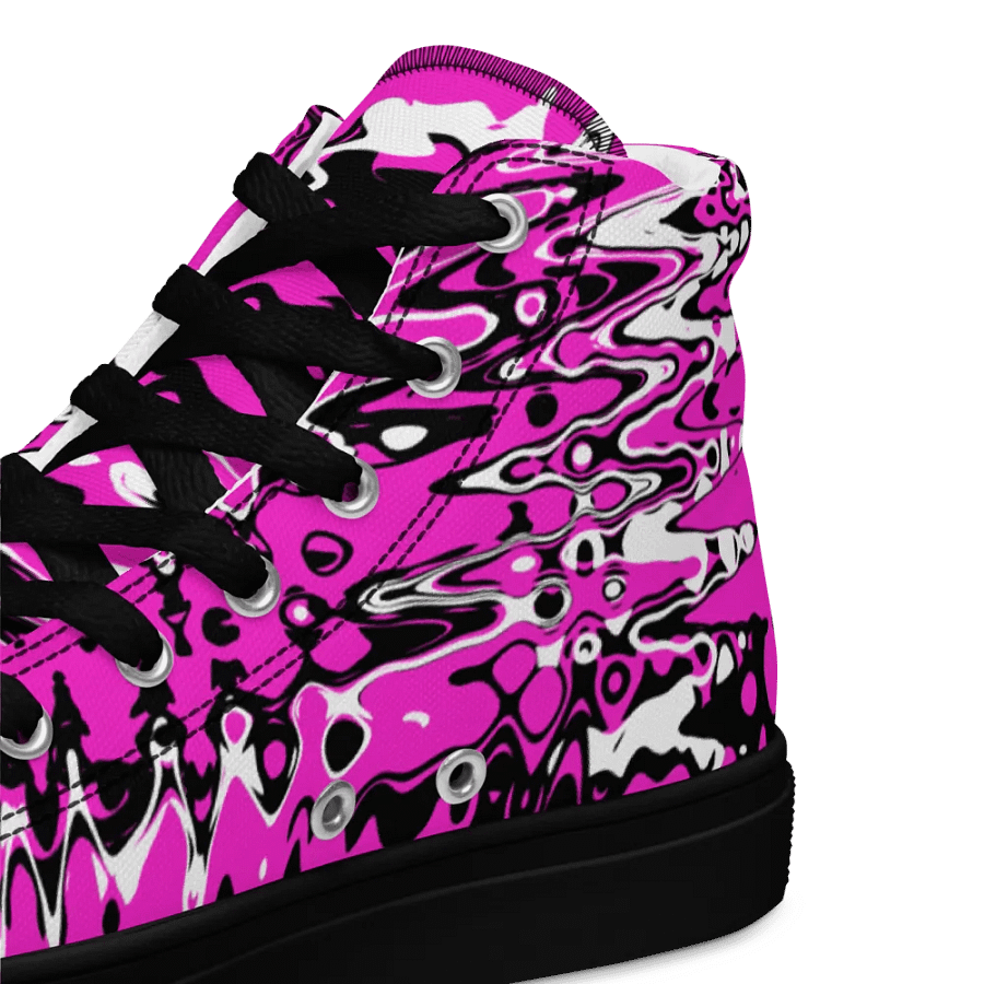 Cyberpink, high top canvas shoes (womens) product image (11)