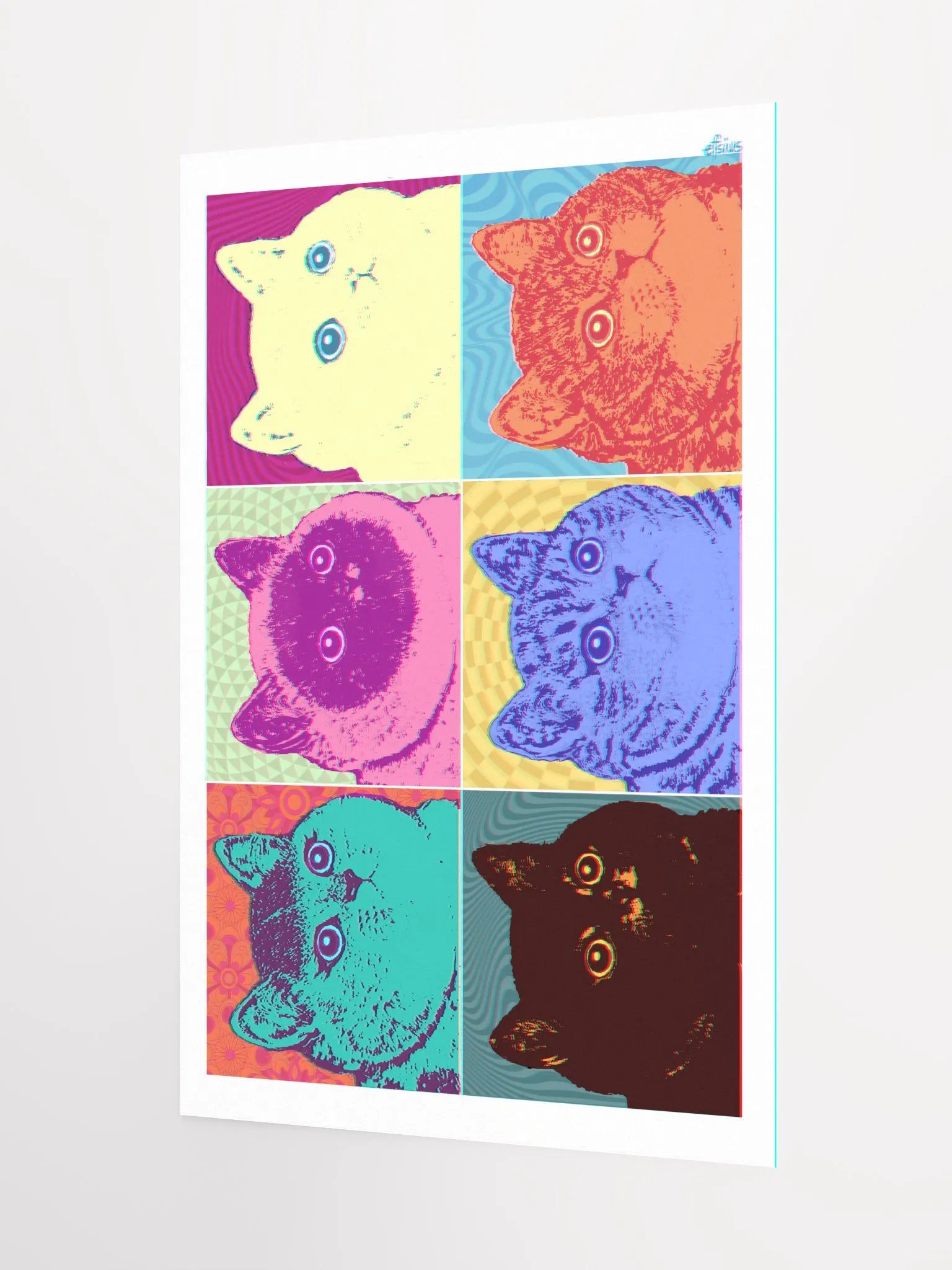 Cats x6 print (12x18 in.) product image (3)