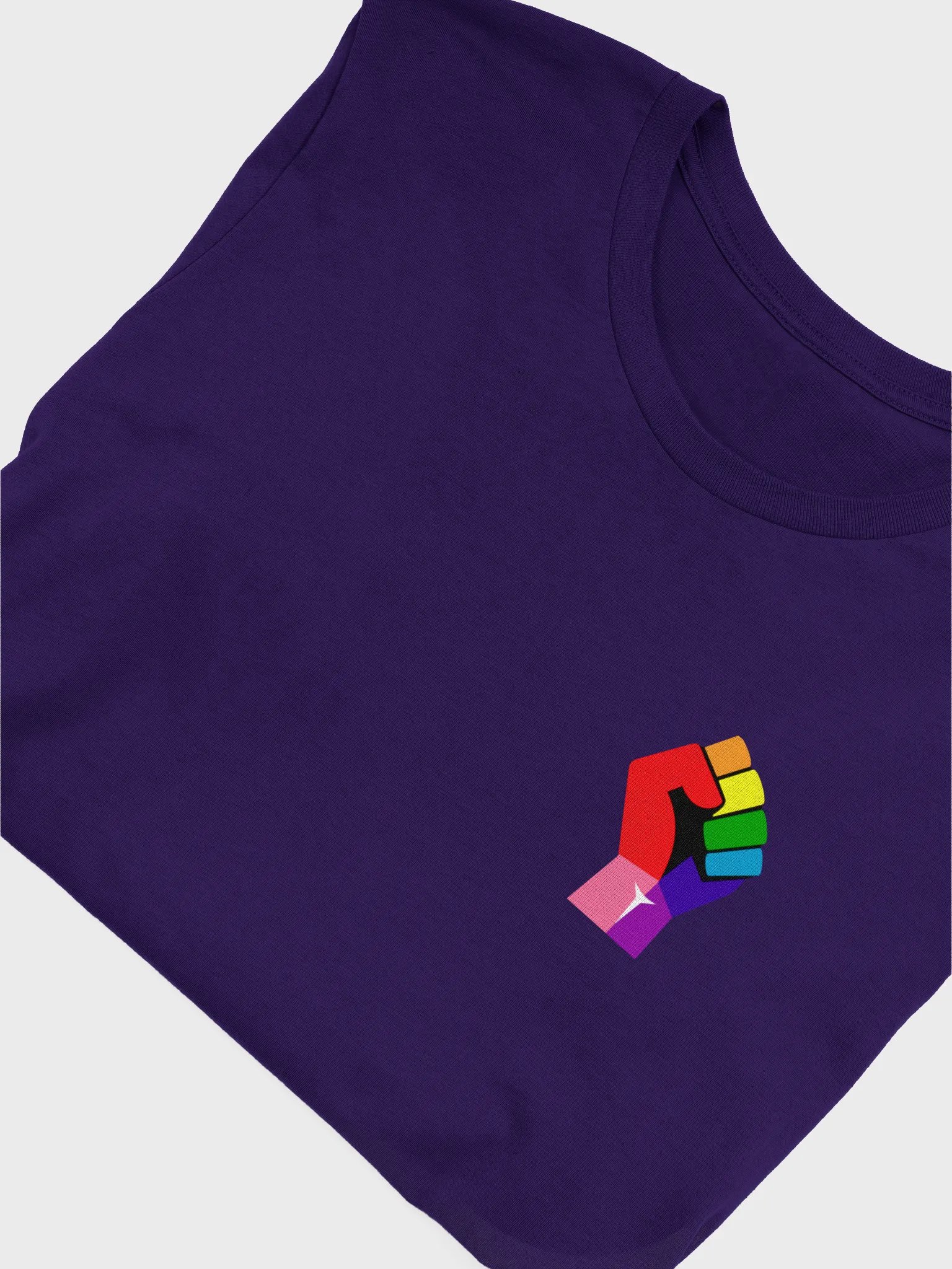 raised queer fist t-shirt product image (5)