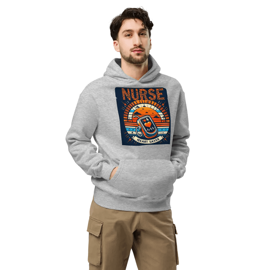 Heart Saver Nurse Graphic Hoodie product image (17)