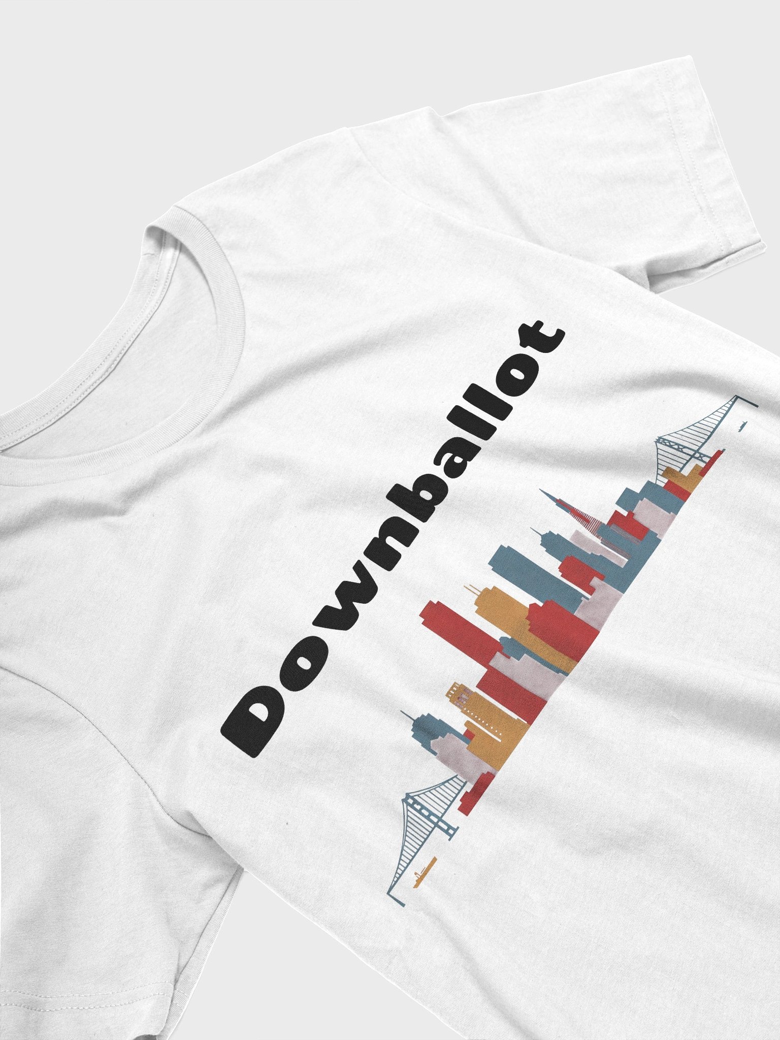 Downballot 2025 Logo Tee Light Colors product image (110)