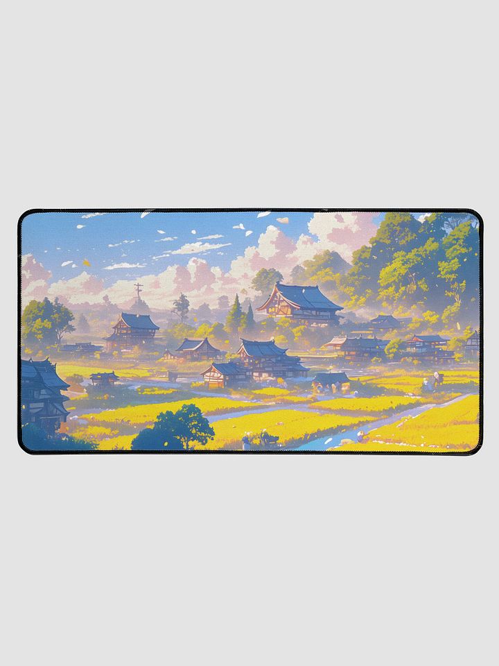 Japanese Countryside Painting Deskmat product image (1)