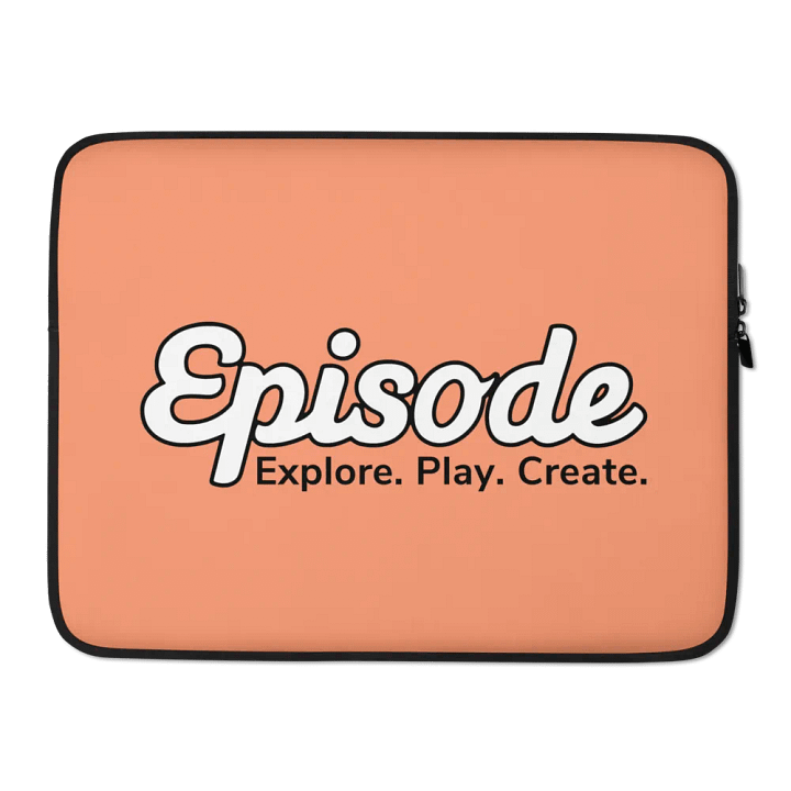 Episode Laptop Sleeve Orange With Logo product image (2)