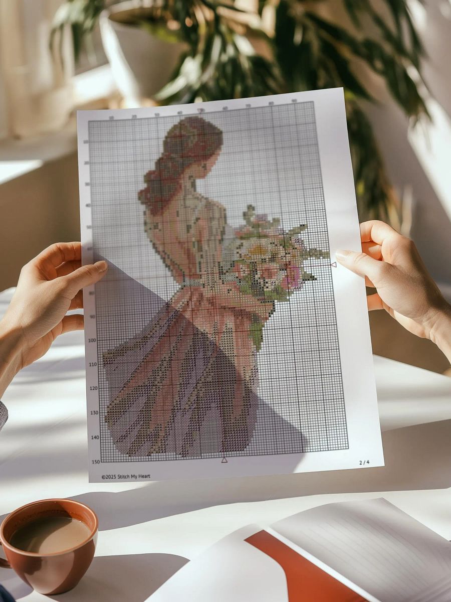Girl Holding Flowers product image (5)