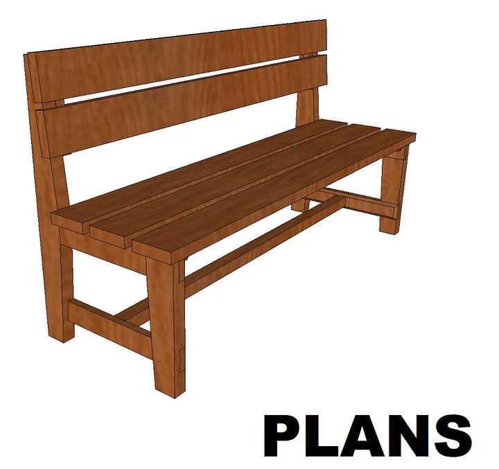 Garden Bench // Woodworking Plans & Cut List product image (1)