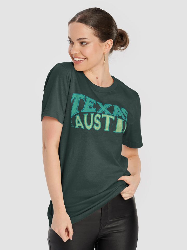 Austin Vibes Teal T-Shirt product image (2)
