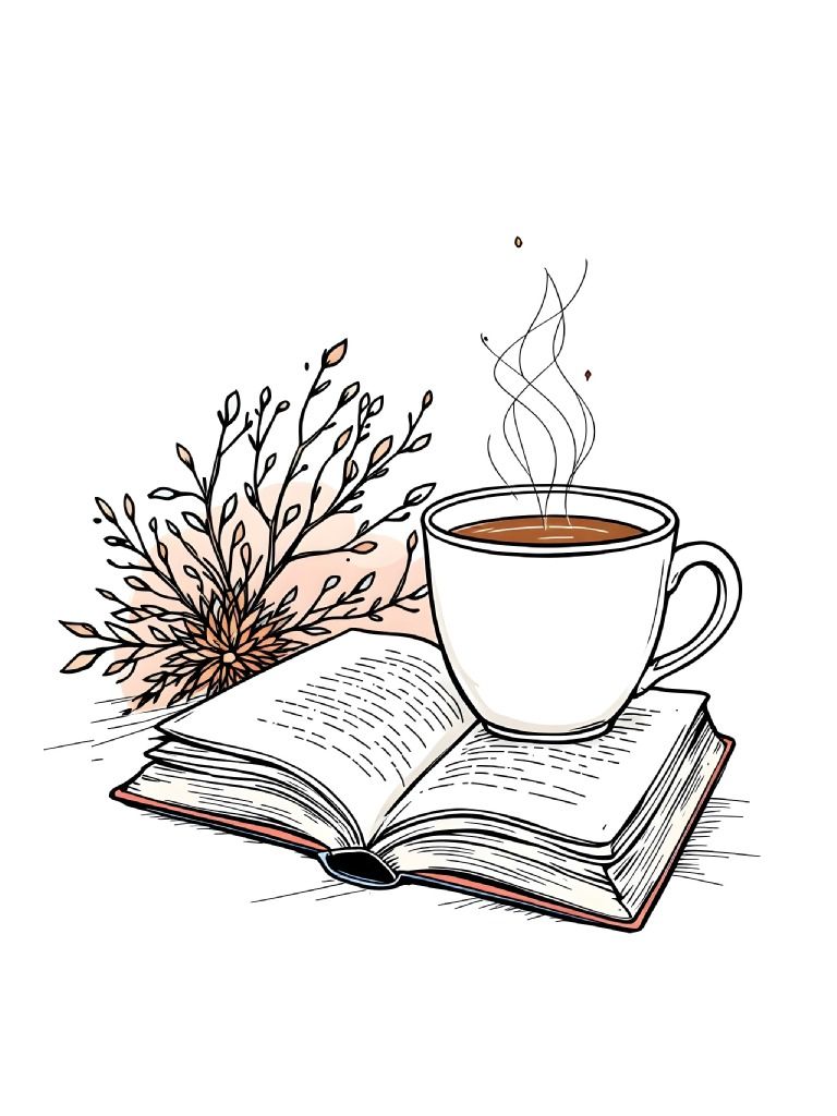 22 Book and Coffee Cup Clipart Designs, Coffee Cup Graphics, Coffee and Book Lover Clipart Gift, Coffee Cup Clipart Set product image (6)
