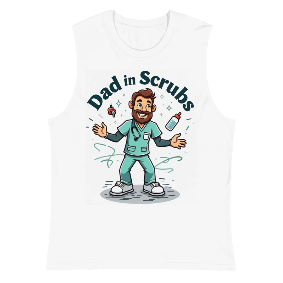 Dad in Scrubs Muscle Tank product image (2)