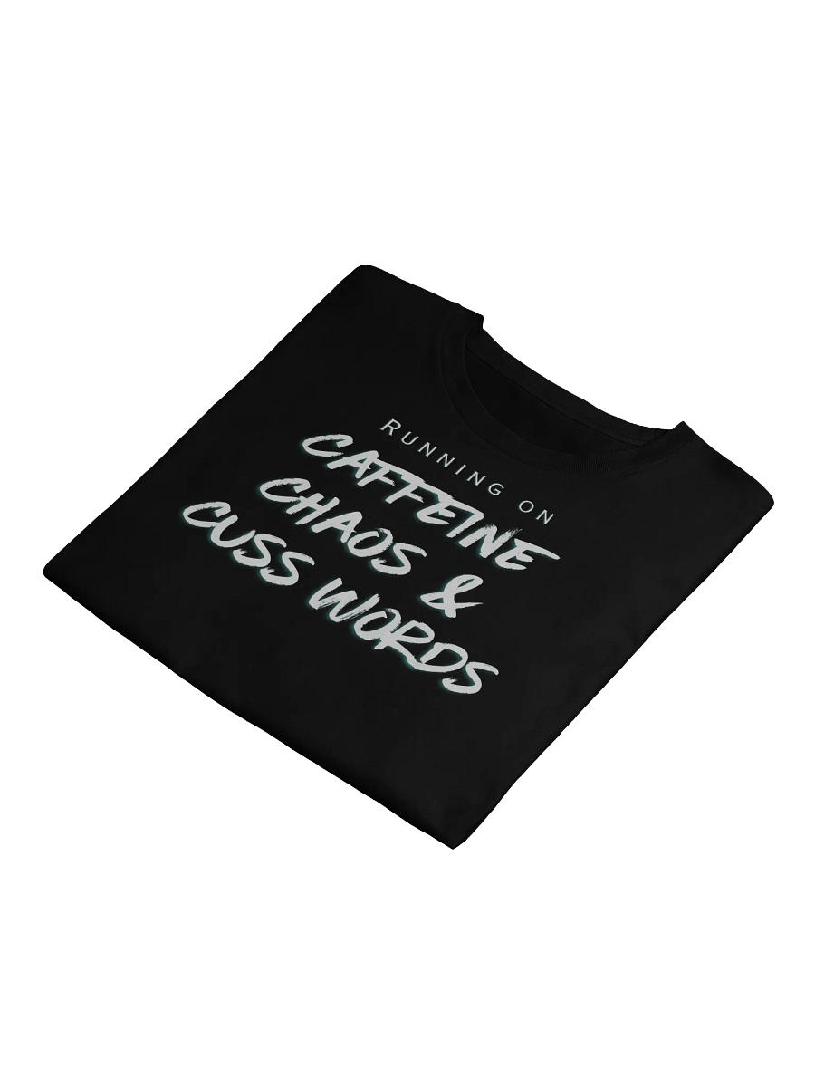 Caffeine Chaos & Cuss Words Crop Top product image (4)