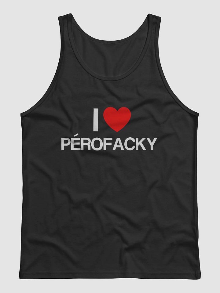 I ♥️ Perofacky tank top black product image (1)