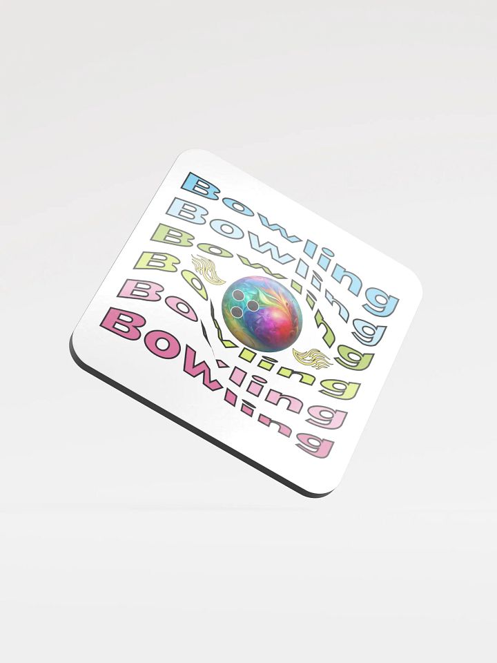 Bowling Swirl Colorful Ball Coaster Set product image (1)