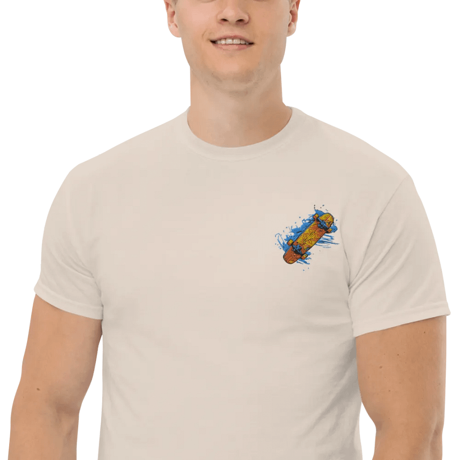 Wild Wet Skateboard Embodied T-shirt product image (33)