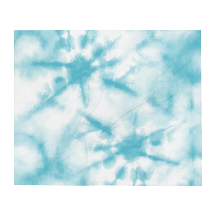 Snowflake Tie-Dye Throw Blanket product image (2)