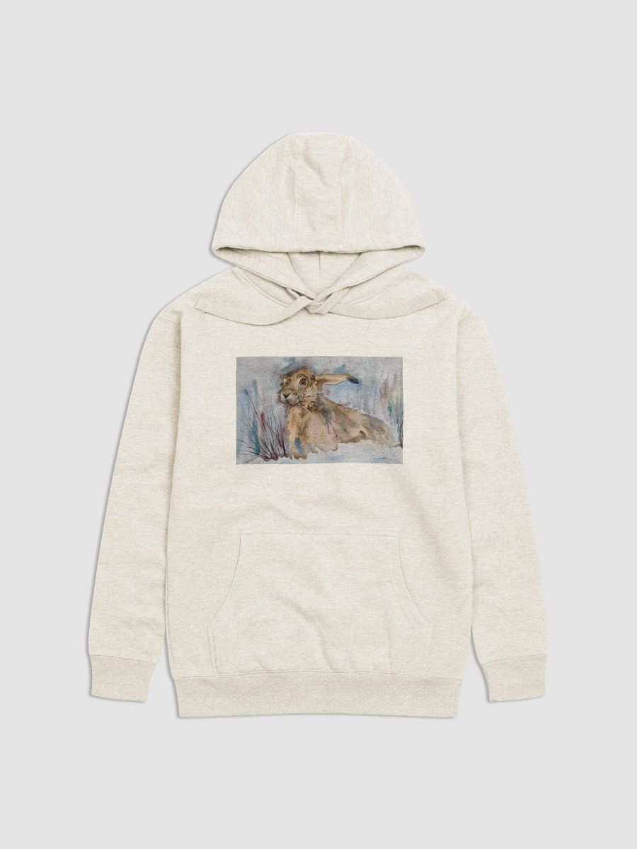 Winter Hare Watercolor Hoodie product image (1)