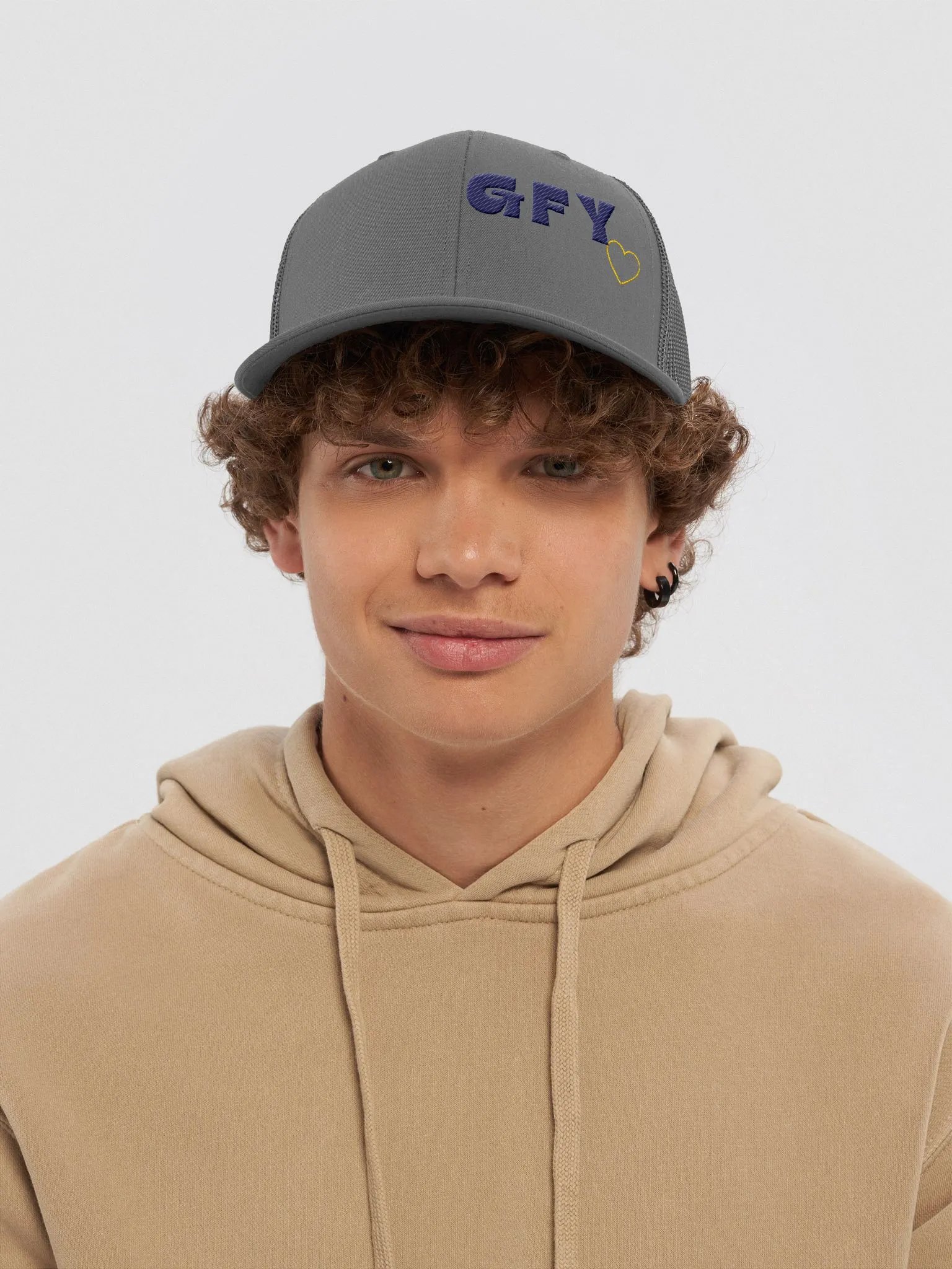 GREY GFY HAT product image (5)