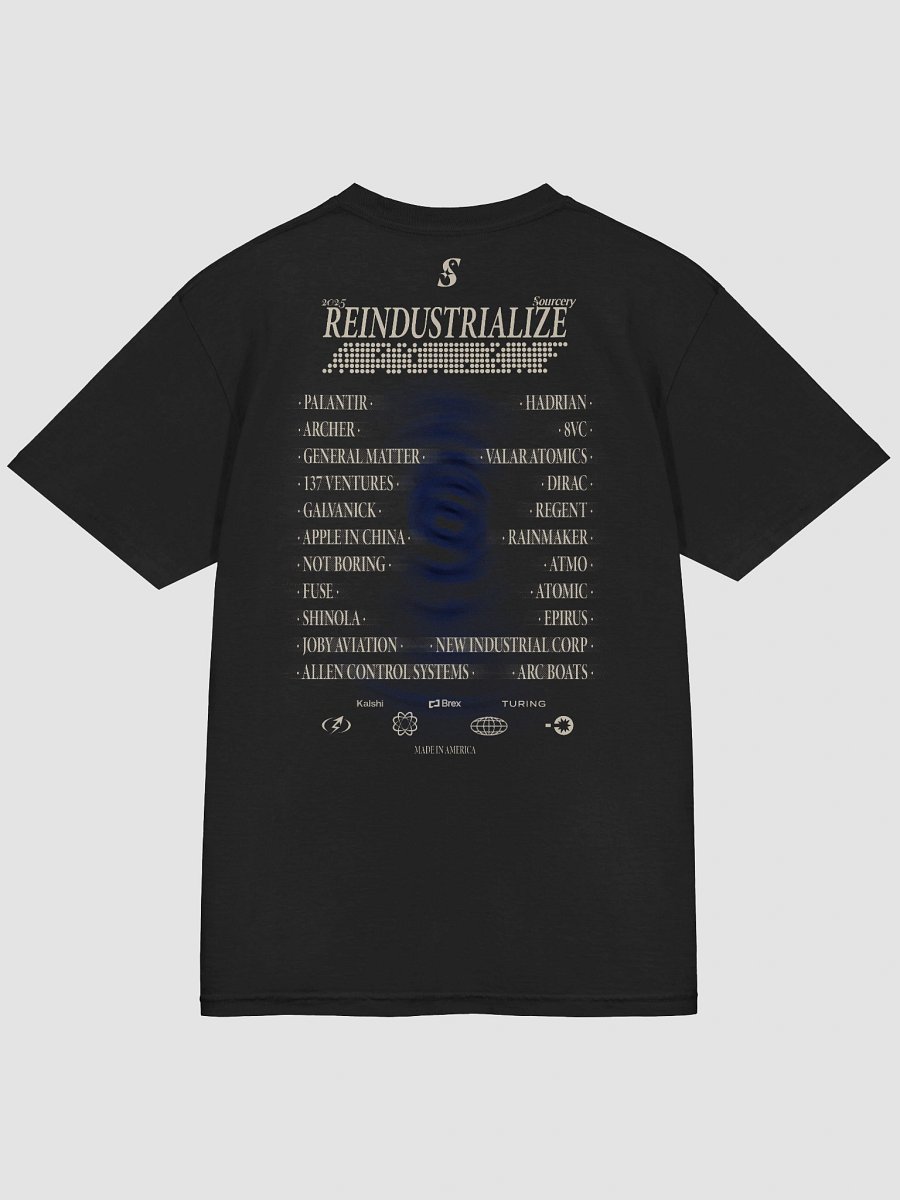 Reindustrialize 2025 Tee product image (1)