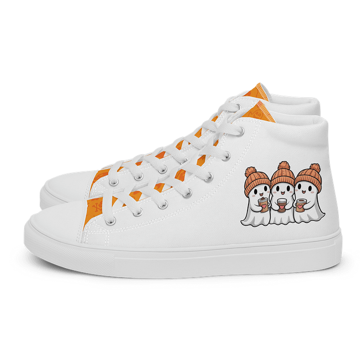 Cute Ghost Knit Hat Women's High Tops product image (1)