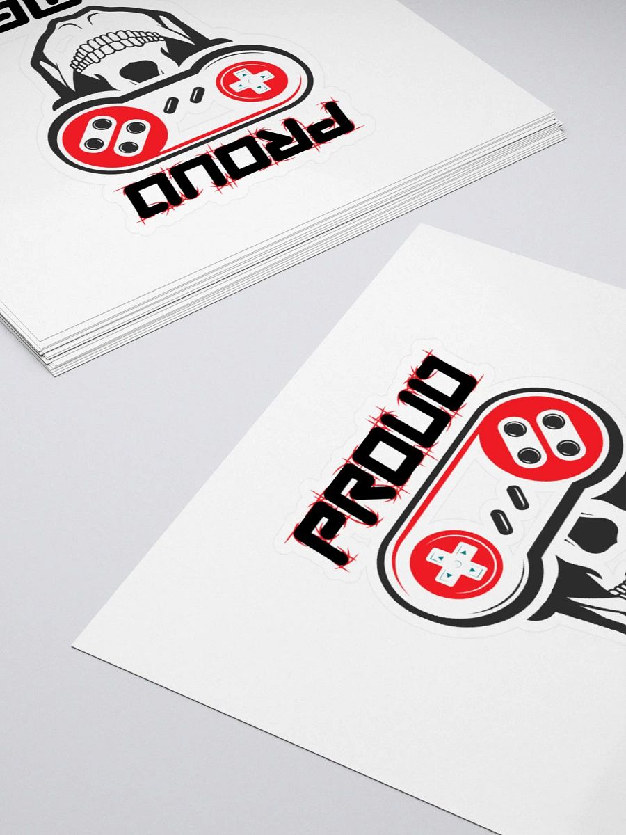 Frag Skull Kiss Cut Stickers product image (12)