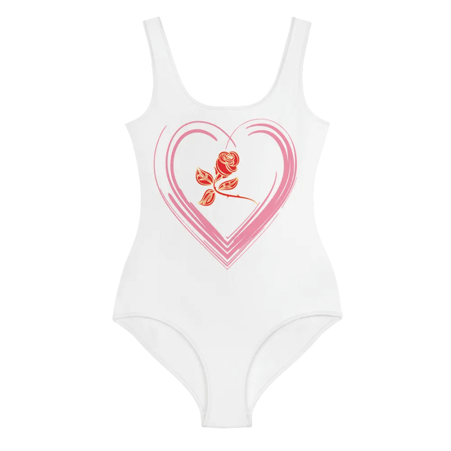 Golden Rose Heart Youth Swimsuit product image (1)