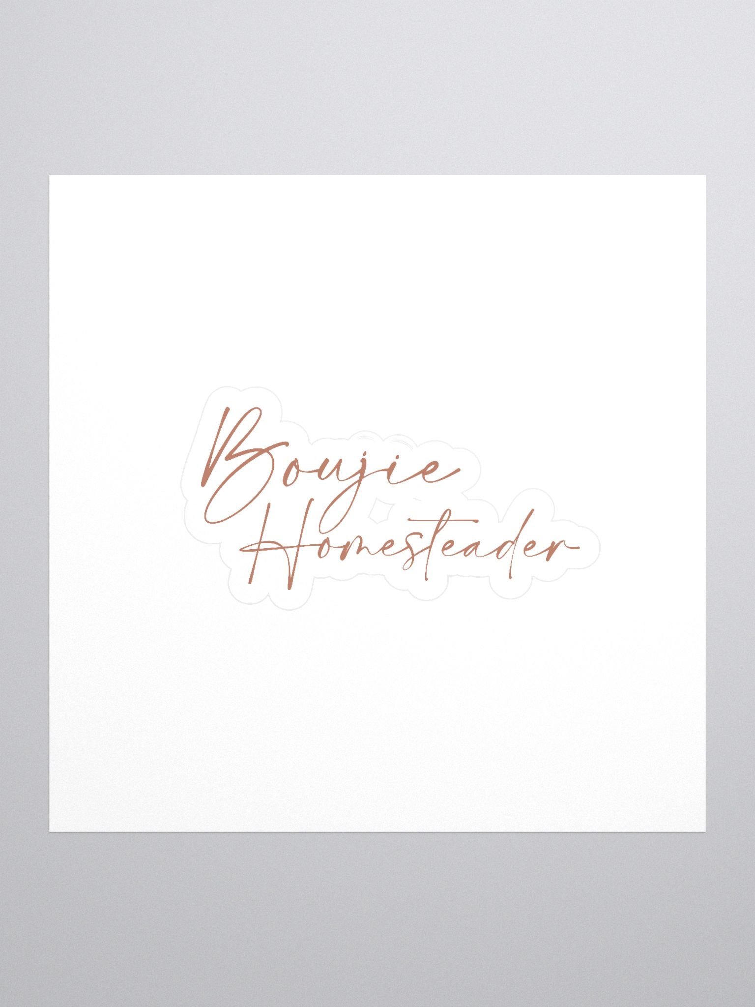 Boujie Homesteader Sticker product image (1)