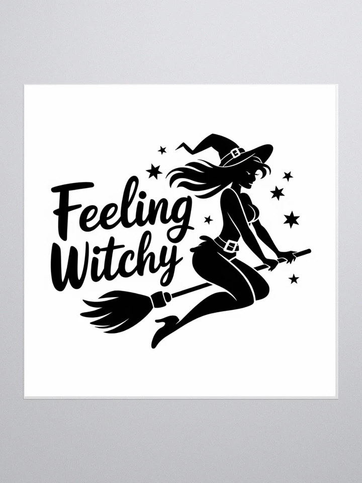 Witchy Silhouette Kiss Cut Stickers product image (2)