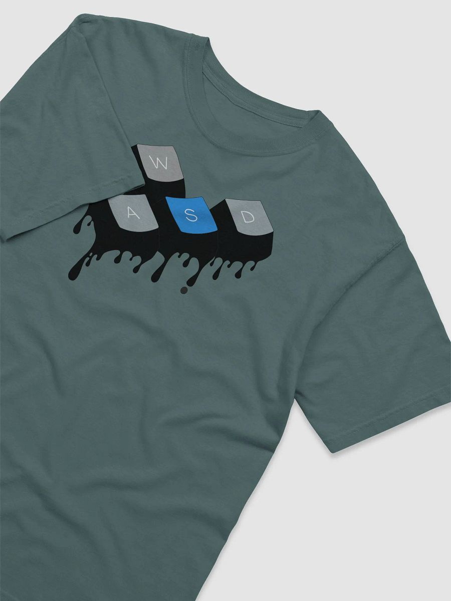 Men T-Shirt - WASD Core Color Drip Keys product image (3)