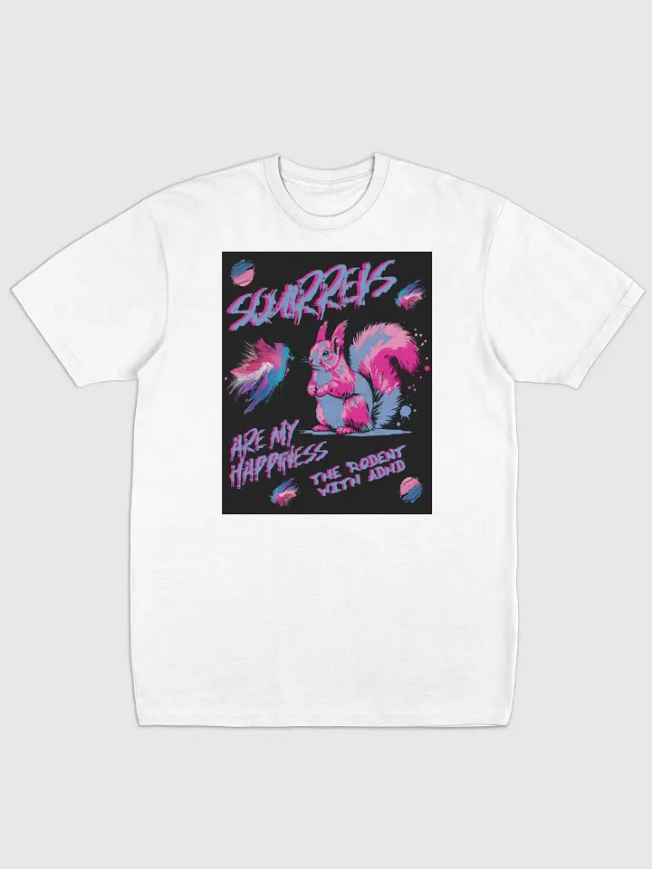 SQUIRRELS ARE MY HAPPINESS SUPERSOFT TEE product image (1)