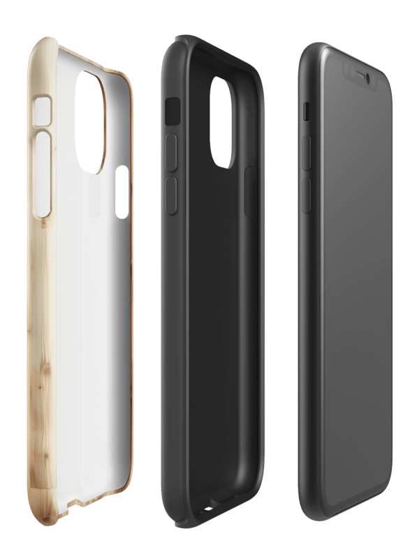 Landscape Pine Trees & River Wood Effect - Tough Phone Case product image (93)