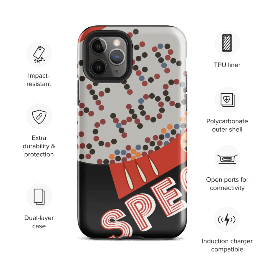 Black Tipsy Gumball Machine Tough Case for iPhone product image (3)